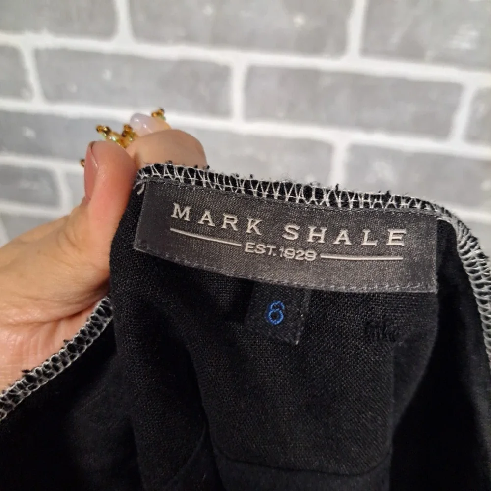 Mark Shale‎ Womens Midi Black and White Vintage Style Skirt Size 6